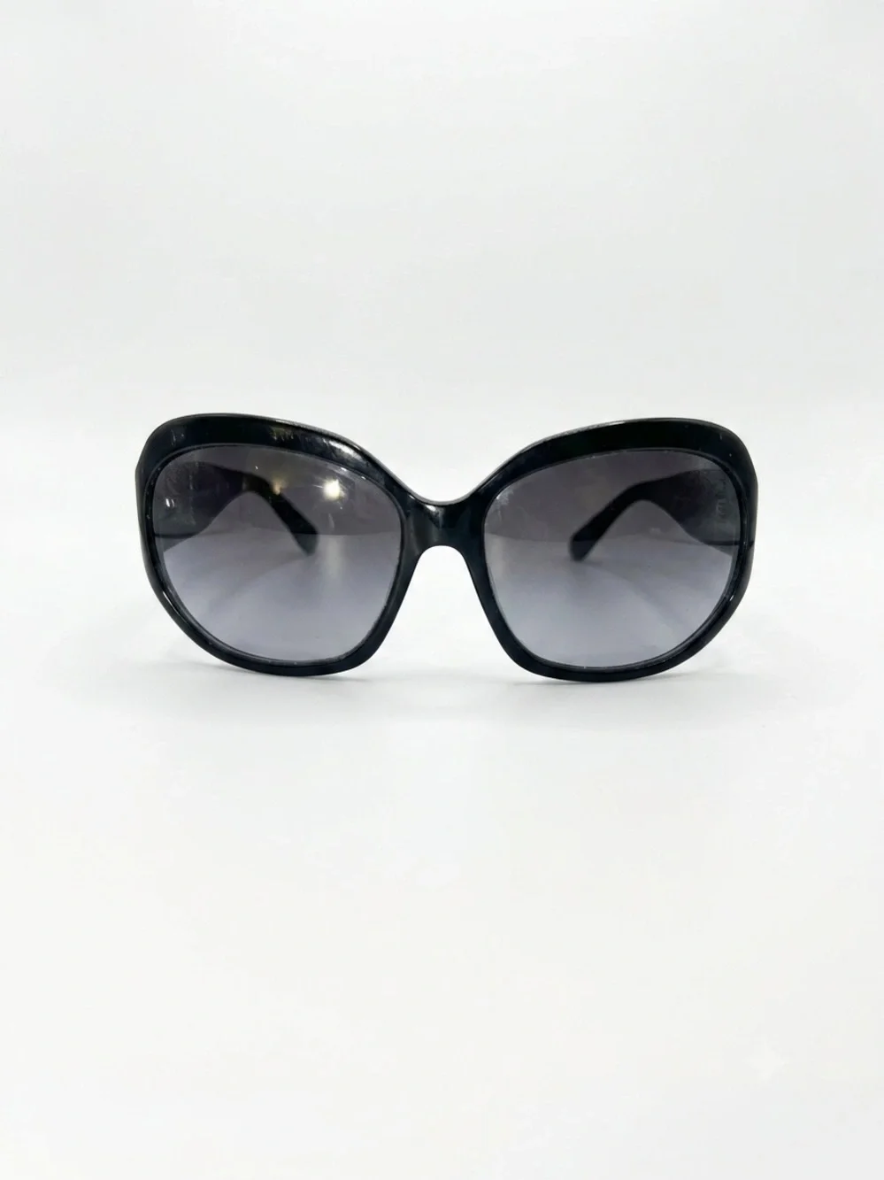 AUTHENTIC Vintage Coach Black Sunglasses with Gray Logo